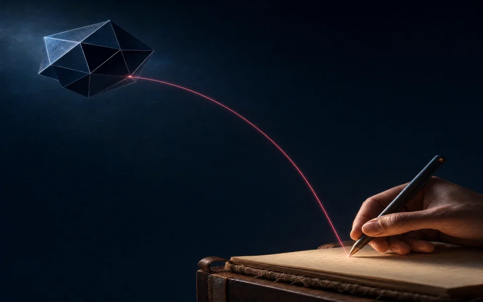 Conceptual illustration: How do you properly hand over an AI qualification to the recruiter?